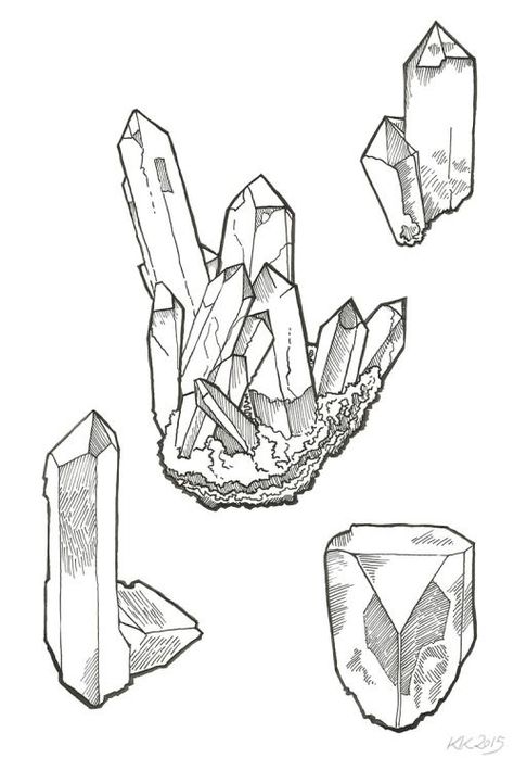 Tattoo Tutorial, Crystal Drawing, Pen On Paper, Drawing Tattoo, Desenho Tattoo, Ink Drawings, Arte Inspo, Art Et Illustration, Crystal Stones