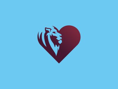 Lionheart Logo Football Logo Design, Heart Of A Lion, Tattoos To Cover Scars, Lion Heart, Lion Love, Lion Images, Consciousness Art, Lion Logo, Heart Logo