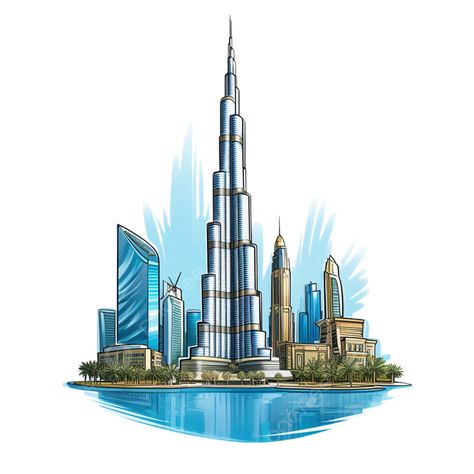 the burj khalifa uae sticker khalifa sticker wonders png Building Tattoo, Dubai Buildings, Coreldraw Design, Art Deco Design Graphics, Sticker Clipart, The Burj Khalifa, Dubai Art, Mosque Art, Cake Logo Design