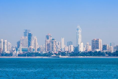 Mumbai Skyline, Beautiful Vacation Spots, Mumbai City, Global Economy, Top Hotels, Incredible India, City Skyline, Vacation Spots, San Francisco Skyline