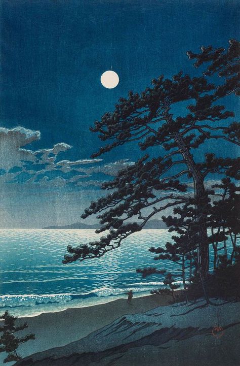 Kawase Hasui, Arte Indie, Japanese Art Prints, Japanese Artwork, Japon Illustration, Art Japonais, Japanese Woodblock Printing, Japanese Painting, Japanese Vintage