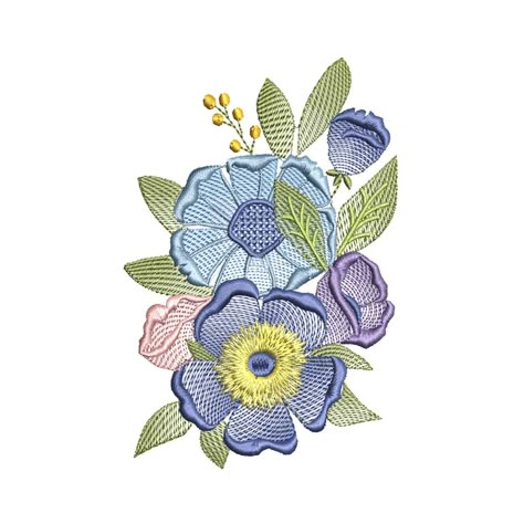 Flower Machine Embroidery Designs, Meadow Garden, Traditional Blouse Designs, Motif Batik, Garden Pattern, Embroidery Floral, Free Machine Embroidery Designs, Free Machine Embroidery, Machine Embroidery Patterns