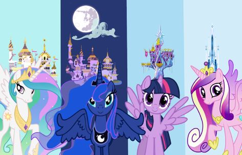 THE ROYAL PRINCESSES by Theroyalprincesses on DeviantArt Putri Celestia, Mlp Twilight Sparkle, My Little Pony Collection, My Little Pony Poster, Celestia And Luna, My Little Pony Princess, My Little Pony Twilight, My Little Pony Wallpaper, My Lil Pony