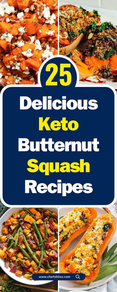 25+ Delicious Keto Butternut Squash Recipes to Try Today! – ChefsBliss Keto Squash Recipes, Keto Butternut Squash Recipes, Healthy Butternut Squash Recipes, Keto Butternut Squash, Butternut Squash Recipes Healthy, Roasted Butternut Squash Cubes, Healthy Squash Recipes, Mashed Butternut Squash, Bariatric Meals