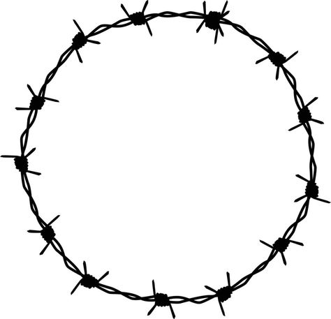 barbed wire icon on white background. frame circle from barbed wire. flat style. Barb Wire Drawing, Cute Barb Wire Tattoo, Barb Wire, Barbed Wire Drawing, Barbed Wire Line Drawing, Barbed Wire Illustration, Barbed Wire Circle, Barbed Wire Transparent, Wire Crown