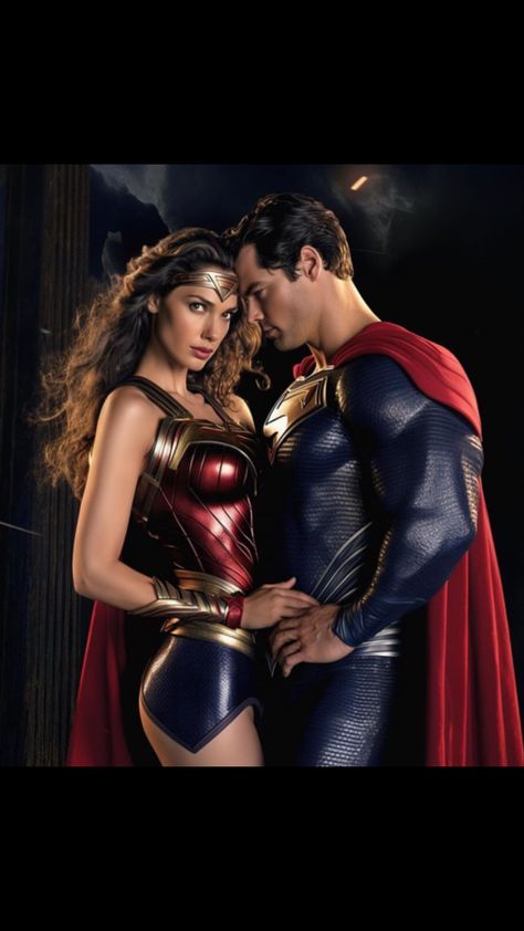 Clark And Diana, Superman And Superwoman, Superman Artwork, Comics Characters, Batman Wonder Woman, Superman Wonder Woman, Dc Comics Characters, Cosplay Tips, Couple Art