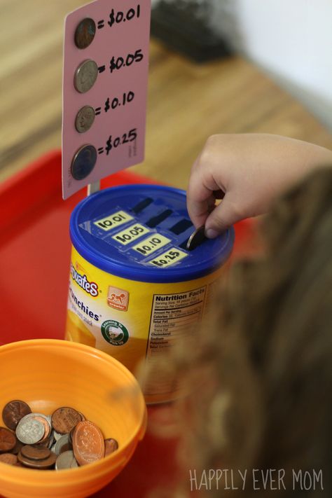 Shoebox Tasks, Purim Preschool, Value Of Coins, Coin Sorting, Rainbow Sensory, Numbers Activities, Vocational Tasks, Snack Ideas For Kids, Learning Money