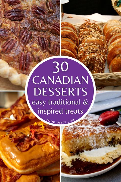 Canadian Desserts, Canadian Dessert Recipes, Easy German Recipes, Canadian Dessert, Canadian Dishes, Traditional Ideas, Canadian Cuisine, International Desserts, Barbeque Recipes