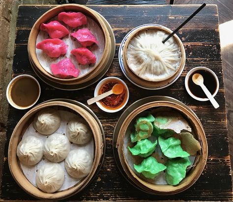 Edamame Dumplings, Best Food In Nyc, Asain Food, Steamed Pork Buns, Cumin Lamb, Meat Dumplings, Pan Fried Dumplings, Best Dumplings, New York City Trip