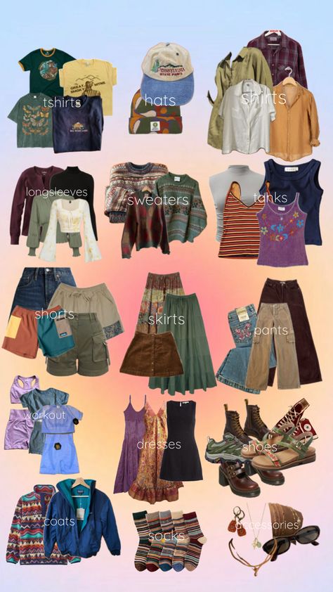 Ideal Wardrobe, Wardrobe Capsule, Capsule Outfits, Most Favorite, Granola, Capsule Wardrobe, Wardrobe, Clothes