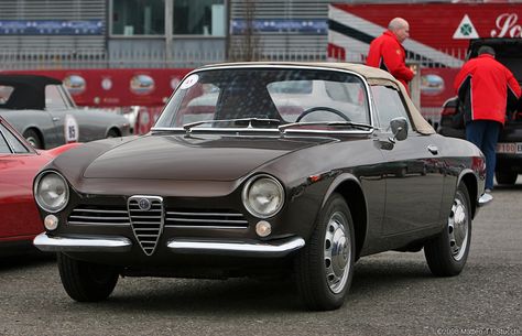 1960/61 ALFA ROMEO GIULIA SPIDER PROTOTYPE - by Carrozzeria Bertone of Turin Alfa Romeo Gta, Alfa Giulia, Alfa Romeo 155, Royce Car, Alfa Romeo 8c, New Luxury Cars, Alfa Romeo Spider, Alfa Romeo Giulietta, Alfa Romeo Cars