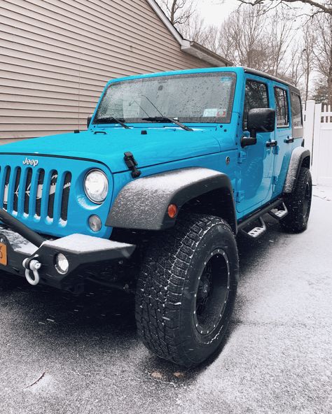 Chief Blue Jeep Wrangler, Light Blue Jeep Wrangler, Blue Jeep Wrangler Accessories, Light Blue Jeep, Blue Jeep Wrangler, Two Door Jeep Wrangler, Dream Whip, Blue Jeep, Cars Jeep