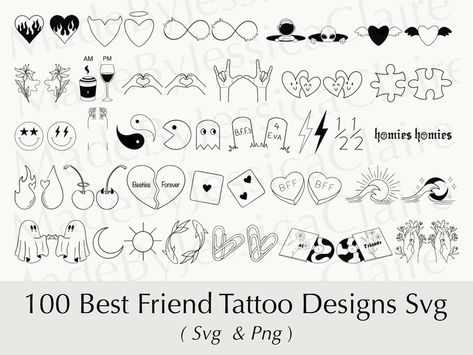 Minimalist Svg, Svg Tattoo, Heart Locket Tattoo, Small Best Friend Tattoos, Best Friend Tattoo, Cousin Tattoos, Seashell Tattoos, Small Matching Tattoos, Bestie Tattoo