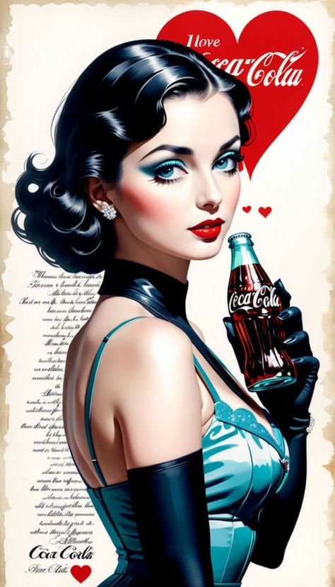 always coca cola by Colombinga - Playground Always Coca Cola, Bookmark Ideas, Coca Cola Vintage, Create Art, Image Generator, Social Media Posts, Creating Art, Coca Cola, Social Media