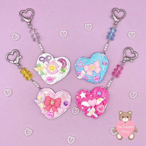 Valentines Day Keychain, Kawaii Keychain, Keychain Gifts, Handmade Keychain, Heart Keychain, Girls Handmade, Gummy Bear, Gummy Bears, Phone Charm