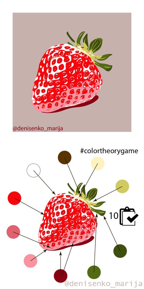 Strawberry Drawing Tutorial, Strawberry Vector Illustration, Food Illustration Tutorial, Strawberry Digital Art, Draw A Strawberry, Draw Strawberry, Drawing Strawberry, Strawberry Vector, Strawberry Illustration