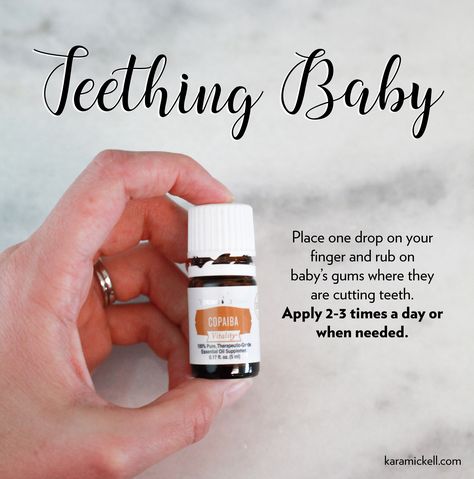 Teething Essential Oils Baby, Teething Baby Remedies, Essential Oils For Teething, Essential Oils Newborn, Essential Oils For Teething Babies, Clove And Coconut Oil Teething, Gentle Baby Essential Oil, Baby Remedies, Young Living Pregnancy