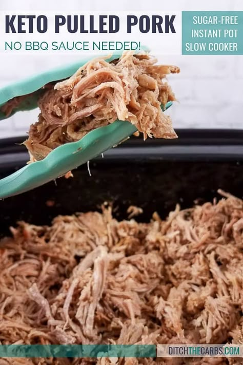 Low Carb Pulled Pork Crock Pot Recipes, Keto Bbq Pulled Pork Slow Cooker, No Bbq Sauce Pulled Pork, Pulled Pork Crock Pot Recipes Keto, Easy Keto Slow Cooker Meals, Low Calorie Pulled Pork, No Carb Slow Cooker Recipes, Keto Pork Recipes Crock Pot, Keto Pork Crockpot Recipes