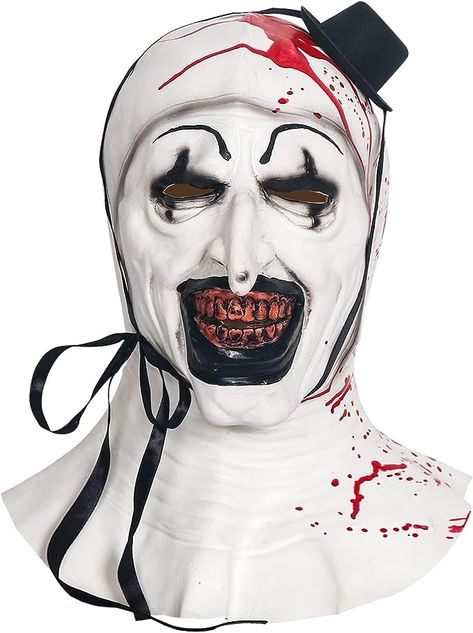 Scary Pennywise, Terrifier Art The Clown, Mask Scary, Scream Mask, Art The Clown, Clown Mask, Film Horror, Full Face Mask, The Clown