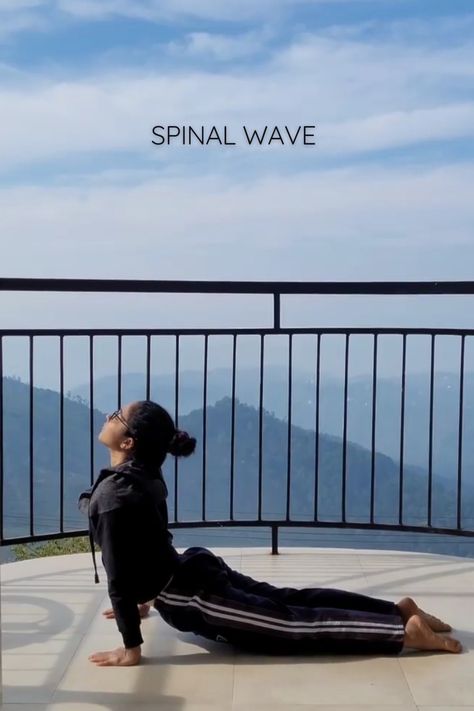 How to do a spinal wave? Click on the image to find out! #yogachallenge #morningyoga #spinalwave #mobility #fitness #healthandwellbeing Yoga Flows, February 19, Video Credits, Yoga Everyday, Morning Yoga, Yoga Challenge, Yoga Flow, Yoga Inspiration, Health And Wellbeing