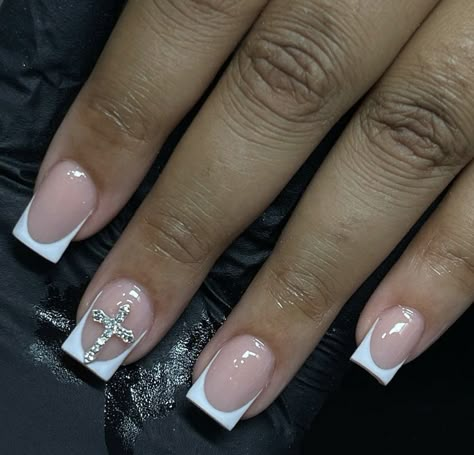 Hard Nails, Colored Acrylic Nails, French Tip Acrylic Nails, French Acrylic Nails, Work Nails, Girly Acrylic Nails, Classy Acrylic Nails, Short Square Acrylic Nails, Long Acrylic Nails Coffin