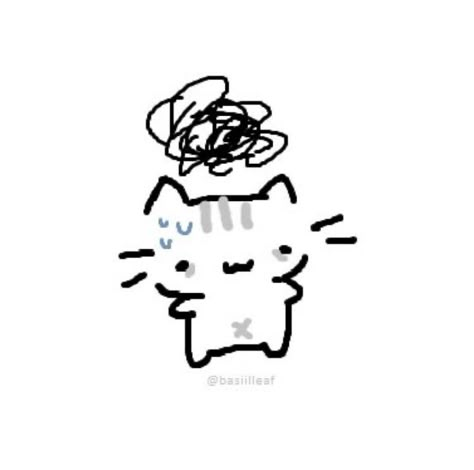 Cat Doodles, Silly Doodles, Cute Easy Doodles, Goofy Drawing, Cat Doodle, Emoji Art, Silly Cats Pictures, Funny Doodles, Cat Icon