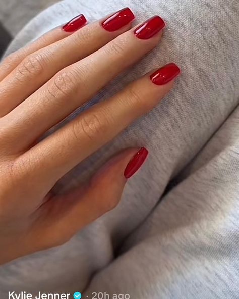 Opi Malaga Wine, Opi Big Apple Red, Malaga Wine, Opi Red, Kylie Nails, Red Gel Nails, Kylie Jenner Nails, Red Nail Art, Red Manicure