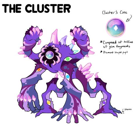 Steven Universe Oc, Steven Universe Anime, Steven Universe Drawing, Primitive Design, Steven Universe Funny, Steven Universe Characters, Steven Universe Gem, Monster Concept Art, Steven Universe Fanart