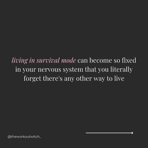 Living in survival mode for so long, you forgot what it feels like to live freely. It's like your body and mind are permanently bracing for impact, making you disconnected from peace, joy, and ease. You can step out of survival mode and reclaim feeling free in 60 days with somatic exercises. Imagine a life where you wake up feeling rested, your body moves without tension, and joy comes effortlessly. Get guided through the step by step. Heal your nervous system (3 course bundle) on profile. Living In Survival Mode Quotes, Living In Survival Mode, Meditation Teacher, Somatic Exercises, Workout At Work, Life Crisis, Recovery Quotes, Mid Life Crisis, Spoken Words