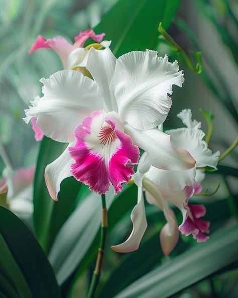 Cattleya Flower, Cattleya Orchids, Cattleya Orchid, Vibrant Flowers, Vibrant Flower, Dream Garden, Orchids, Flowers