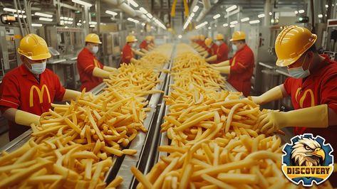 How McDonalds French Fries Are Made 🍟 Worlds Largest French Fries Making...