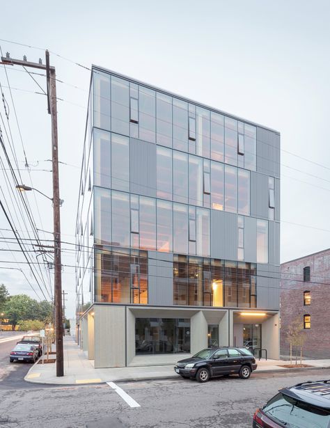 Gallery of Framework / Works Partnership Architecture  - 10 Glass Facade, Glass Curtain Wall, Glass Curtain, Office Building Architecture, Glass Building, Architecture Building Design, Timber Structure, Top Floor, Glass Facades