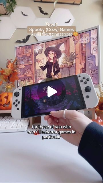 Reni 🦊 | Cozy Games on Instagram: "Day 8 of spooky (cozy) games for Halloween! 🎃🍁👻 Today: Gone Home 🏡 Platforms: PC, Nintendo Switch, PlayStation & Xbox Credits: Artwork at the beginning by @simz.art / Blurred YT channel 🫶🏻 #cozygames #halloween #halloweengames #nintendo #cozygaming #cozygamingcommunity #gaming #instagaming #cozygamingsetup #pcgaming #onlinegaming #games #videogames #nintendoswitch #nintendoswitchlite" Spooky Switch Games, Spooky Nintendo Switch Games, Witchy Switch Games, Nintendo Switch Horror Games, Witchy Nintendo Switch Games, Nintendo Switch Cozy Games, Simz Art, Cozy Nintendo Switch Games, Cozy Switch Games