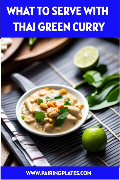 15 Mouthwatering Side Dishes to Serve With Thai Green Curry 🍛🌶️ #thaigreencurry #sidedishes #yum Thai Curry Side Dishes, Green Curry Recipes Thai, Curry Sides, Best Thai Green Curry Recipe, Veggie Thai Green Curry, Salad Guide, Curry Side Dishes, Thai Chicken Curry, Thai Beef Salad