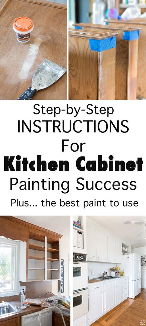 Paint Your Kitchen Cabinets, Kitchen Cabinet Painting, Kitchen Cabinets White, Painting Kitchen Cabinets White, Kitchen Cabinets Painted, Architecture Renovation, Cocina Diy, Cabinet Painting, Cabinets Painted