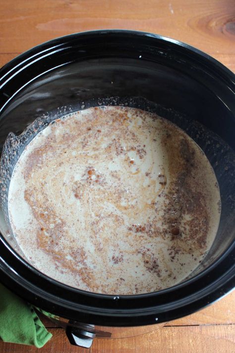 Rice Pudding Recipe Baked, Rice Pudding Recipe With Condensed Milk, Crockpot Rice Pudding, Chocolate Rice Pudding, Slow Cooker Rice Pudding, Crockpot Pumpkin, Easy Rice Pudding, Mini Crockpot Recipes, Old Fashioned Rice Pudding