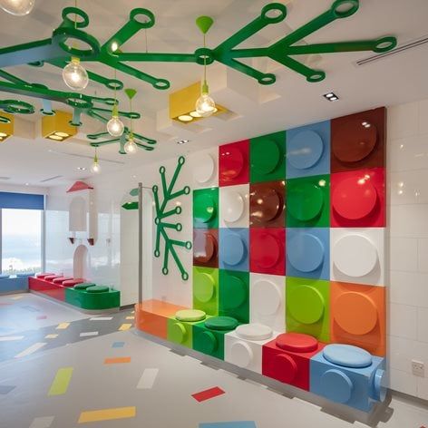 Wara Hospital’s Pediatric Dental Clinic | BÖWE Pediatric Dental Clinic, Pediatric Dental Office Decor, Pediatric Dental Office Design, Pediatric Office Decor, Children's Clinic, Interior Design Sites, Pediatric Dental Office, Kindergarten Interior, Preschool Designs