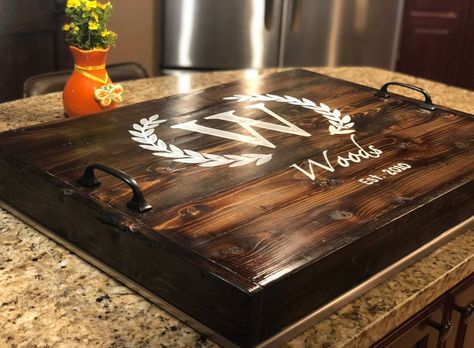 Beautiful custom made wood gifts. Oven Covers, Camper Stove, Gas Stove Top Covers, Rustic Decor Bedroom, Wooden Stove Top Covers, Electric Stove Top Covers, Wooden Stove, Noodle Boards, Stove Covers