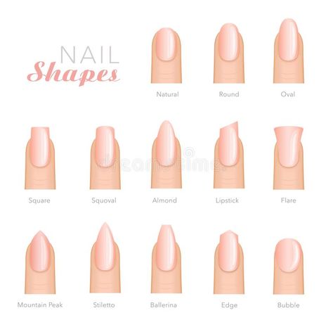 Different Shapes Of Nails, Shapes Of Nails, Best Blush Brush, Nail Almond, Nagel Stamping, Brown Smokey Eye Makeup, Manicure Tutorials, Smokey Eye Makeup Look, Patrick Nagel