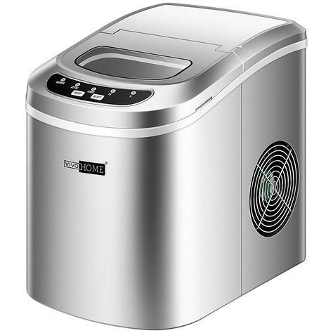 Amazon Shoppers Swear By This Portable Ice Maker—and It's 60% Off Right Now Countertop Ice Maker, Ice Maker Machine, Portable Ice Maker, Clear Ice, Ice Cube Maker, Ice Bag, Ice Machine, Dirty Water, Ice Maker