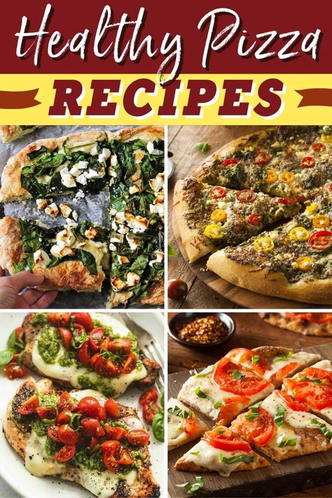 Heart Healthy Pizza Recipe, Pizza Recipes Healthy, Clean Eating Pizza, Clean Eating Pizza Recipes, Seafood Pizza, Spinach Pizza, Healthy Pizza Recipes, Unique Pizza, Cardiac Diet