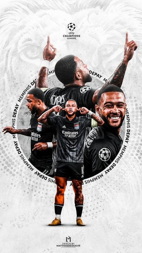 Sport Poster Design Ideas, Graphic Design Sports, Depay Memphis, Mises En Page Design Graphique, Sports Design Ideas, Memphis Depay, Sports Posters, Sports Design Inspiration, Sports Poster