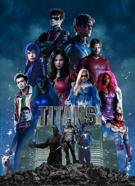 Teen Titans Go Characters, Conor Leslie, Teen Titans Robin, Titans Tv Series, Super Suit, Superhero Room, The Titans, Beast Boy, Batman The Dark Knight