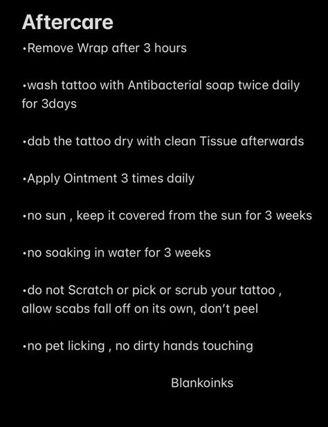 Tattoo Aftercare#tattoo #tattoaftercare #tattoocare First Tattoo Tips, Aftercare Ideas, Aftercare Tattoo, Tattoo Aftercare Tips, Tatto Designs, Learn To Tattoo, Piercing Chart, Beginner Tattoos, Female Tattoos