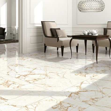 A collection of glazed tiles that brighten up both your home and work space. Italian Marble Flooring Living Room, Room Tiles Design, Marble Living Room, Italian Marble Flooring, Marble Flooring Design, Tile Floor Living Room, Small House Interior, Living Room Tiles, Small House Interior Design