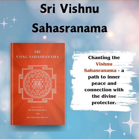 🙏🏼✨Chant your way to peace with the Sri Vishnu Sahasranama! This ancient hymn reveals the 1008 names of Vishnu, offering protection, blessings, and a deeper connection to the divine.🌼 #VishnuSahasranama #Hinduism #Mantras #spirituality #spiritualbooks #divinebooks #godbooks #vishnugod#kkbooks #kkpublications #KKbooks Vishnu Sahasranama, The Divine, Inner Peace, Spirituality, Quick Saves