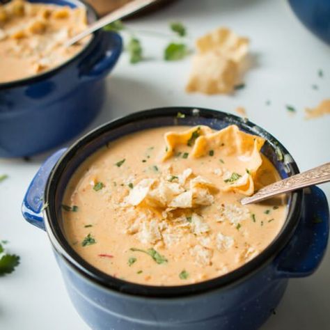 We never say, Cheesy Southwestern Chicken Tortilla Soup. It's too long, so we say, The Soup. It needs nothing else as it is The soup recipe of your dreams. Cheesy Chicken Tortilla Soup, Cheesey Chicken, Southwest Chicken Soup, Southwestern Chicken, Cream Of Potato Soup, Chicken Tortillas Soups Recipe, Cheap Clean Eating, Tortilla Soup Recipe, Salad Recipes For Dinner