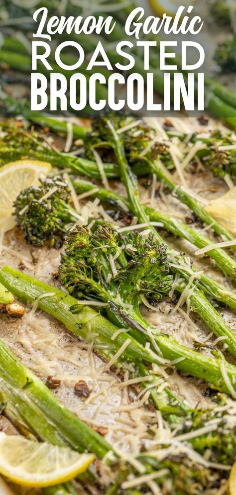 A close up view of pan roasted broccolini with shredded parmesan cheese on top. Thanksgiving Recipes Side Dishes Veggies, Broccolini Recipe, Roasted Broccolini, Thanksgiving Recipes Side Dishes, Dinner Guest, Roasted Asparagus, Best Side Dishes, Veggie Side Dishes, Thanksgiving Side Dishes