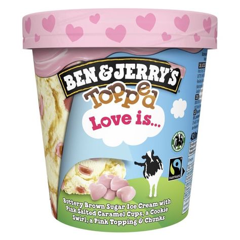 Ben & Jerry, Ben And Jerrys Ice Cream Aesthetic, Ice Cream Png, Ben Jerrys Ice Cream, Ice Cream Pink, Pink Snacks, Cream Candy, Cute Marshmallows, Food Png