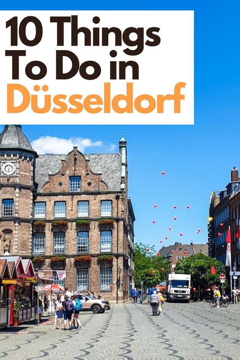 Day Trips From Dusseldorf, Germany Things To Do, Things To Do In Dusseldorf Germany, Dusseldorf Germany Aesthetic, Dusseldorf Christmas Market, Germany Dusseldorf, Germany Travel Destinations, Germany Trip, Germany Travel Guide